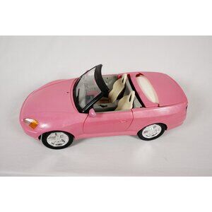 RARE Toymax Inc. Barbie Pink Convertible Wireless Remote-control Car NO REMOTE